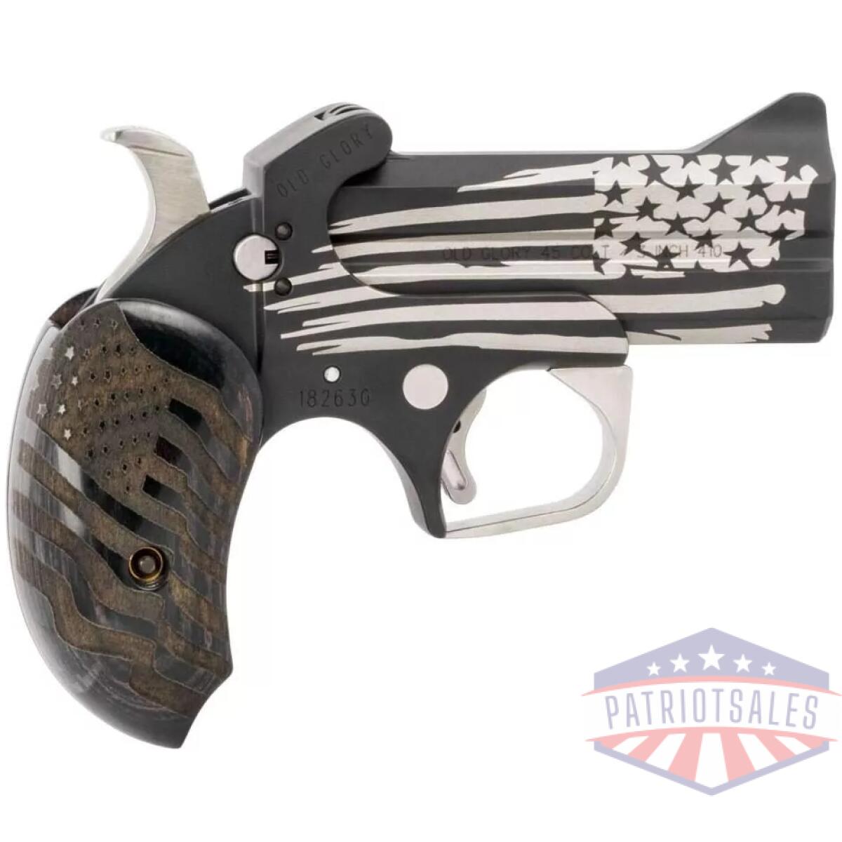 Bond arms old glory handgun. 45 lc/. 410 2rd capacity 3. 5" barrel black american flag - image 1