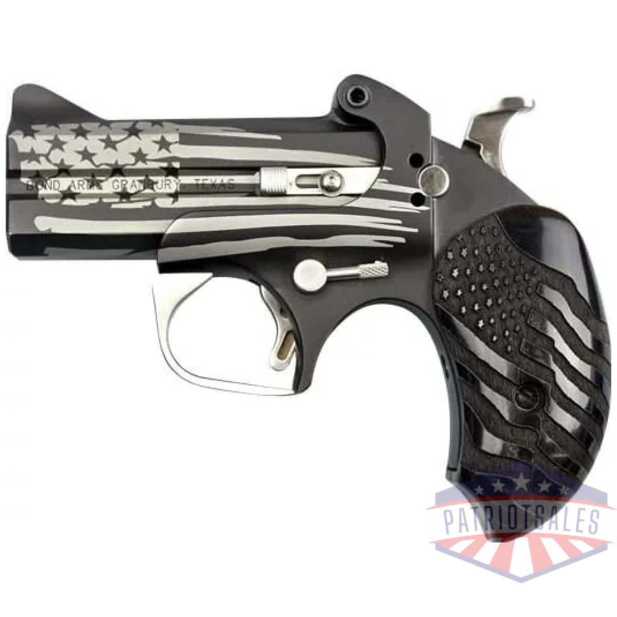 Bond arms old glory handgun. 45/410 2rd capacity 3. 5" barrel black flag black driving holster - image 1
