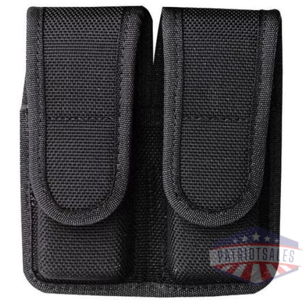Bianchi Model 7302H AccuMold Double Magazine Pouch Colt Government .380 Hook and Loop Black