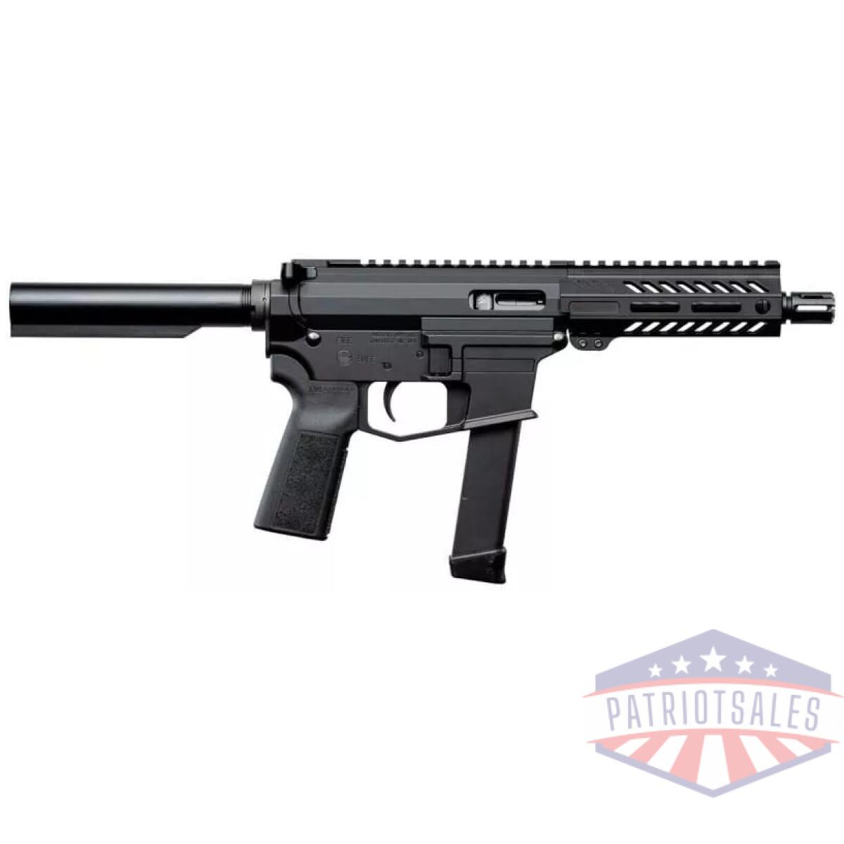 Angstadt arms udp-9 handgun 9mm luger 15rd magazine 6" 1/2x28 threaded barrel black - image 1