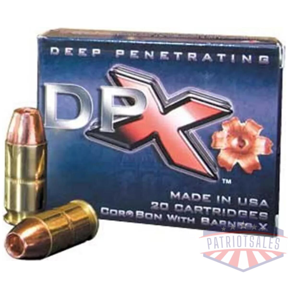 Cor-bon dpx handgun ammunition 9mm luger 95gr dpx 1300 fps 20/ct - image 1