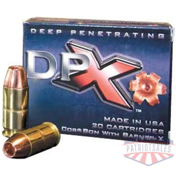Cor-Bon DPX Handgun Ammunition 9mm Luger 95gr DPX 1300 fps 20/ct