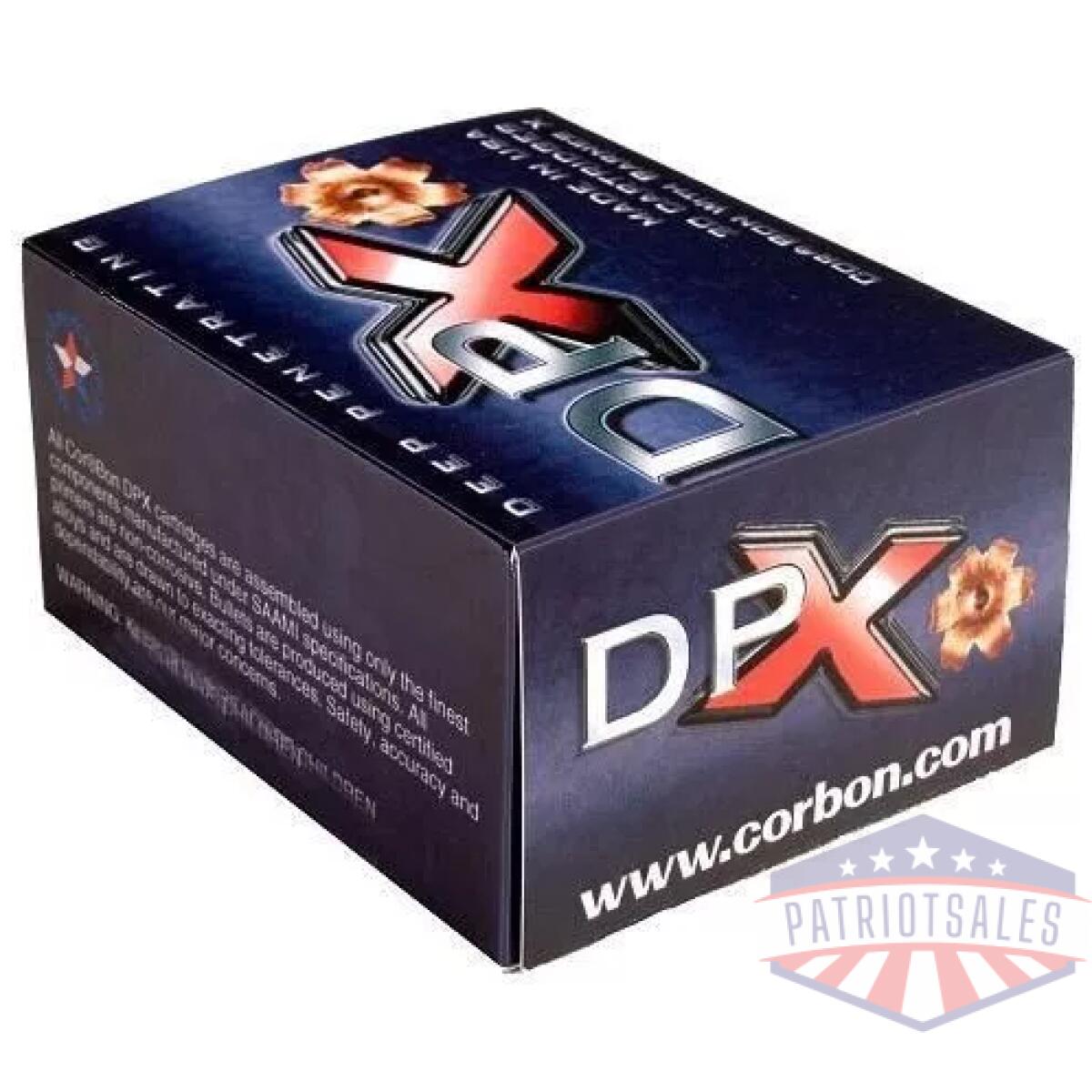 Cor-bon handgun ammunition. 380 acp 80 gr dpx 1050 fps 20/box - image 1
