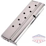 Chip McCormick Custom Match Grade Full Size 1911 Handgun Magazine Stainless Steel 9mm Luger 9/rd
