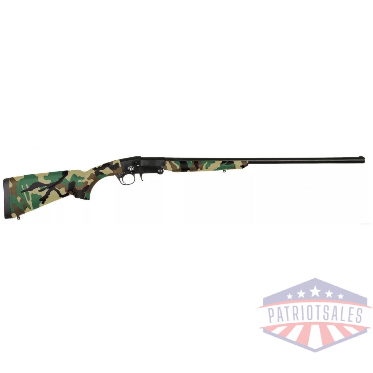 Charles daly 101 single shot shotgun 20ga 1rd 26" barrel woodlands camo - image 1