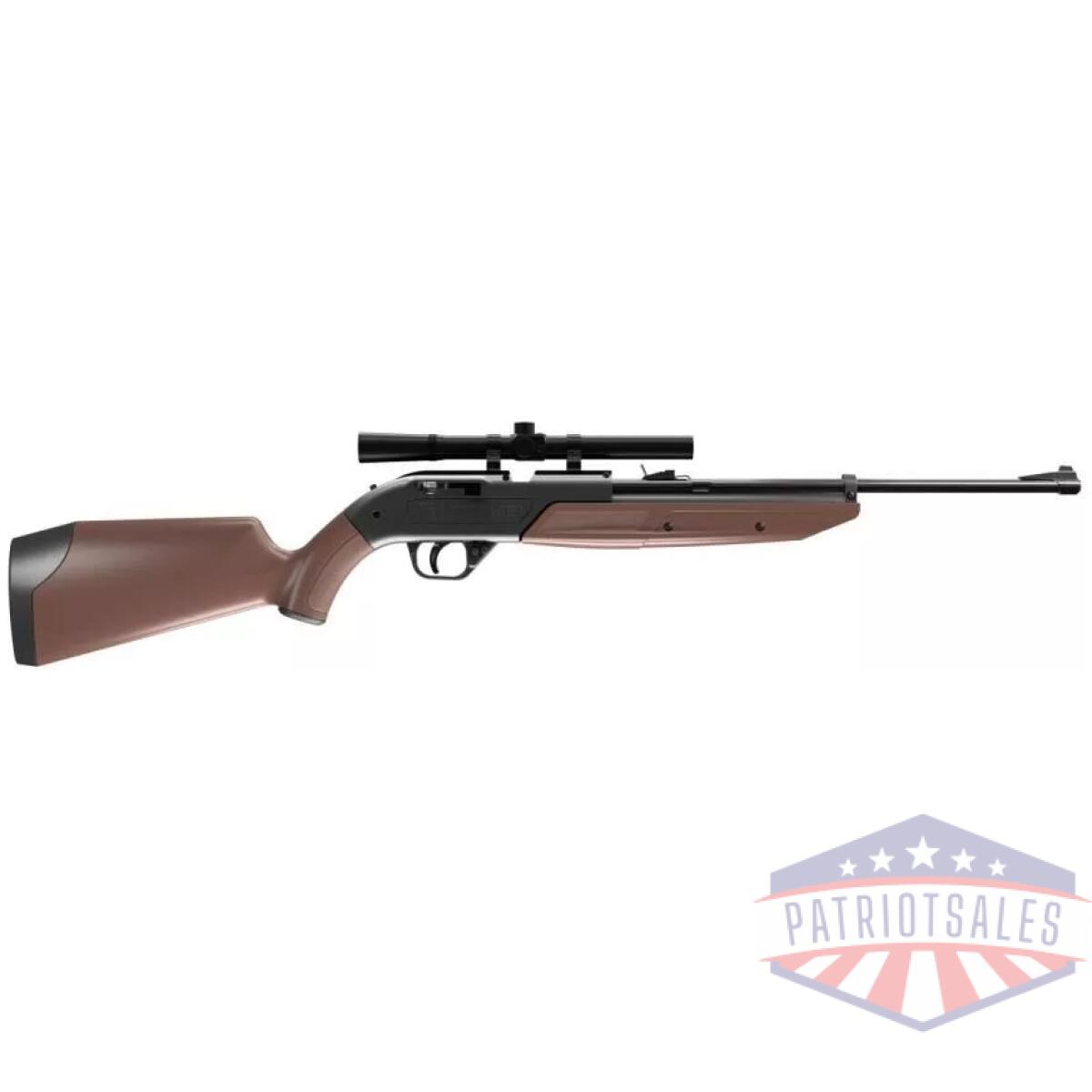 Crosman 760 pumpmaster bolt action variable pump rifle with 4x15 scope. 177 cal - synthetic brown stock - image 1