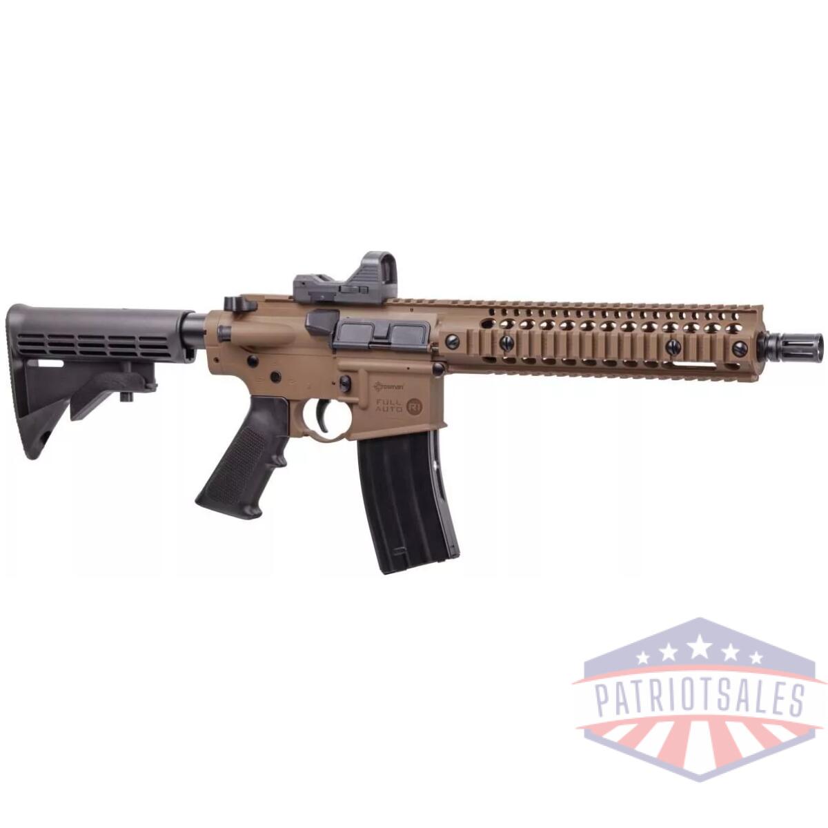 Crosman full auto r1 bb airgun co2 powered dark earth with red dot - image 1