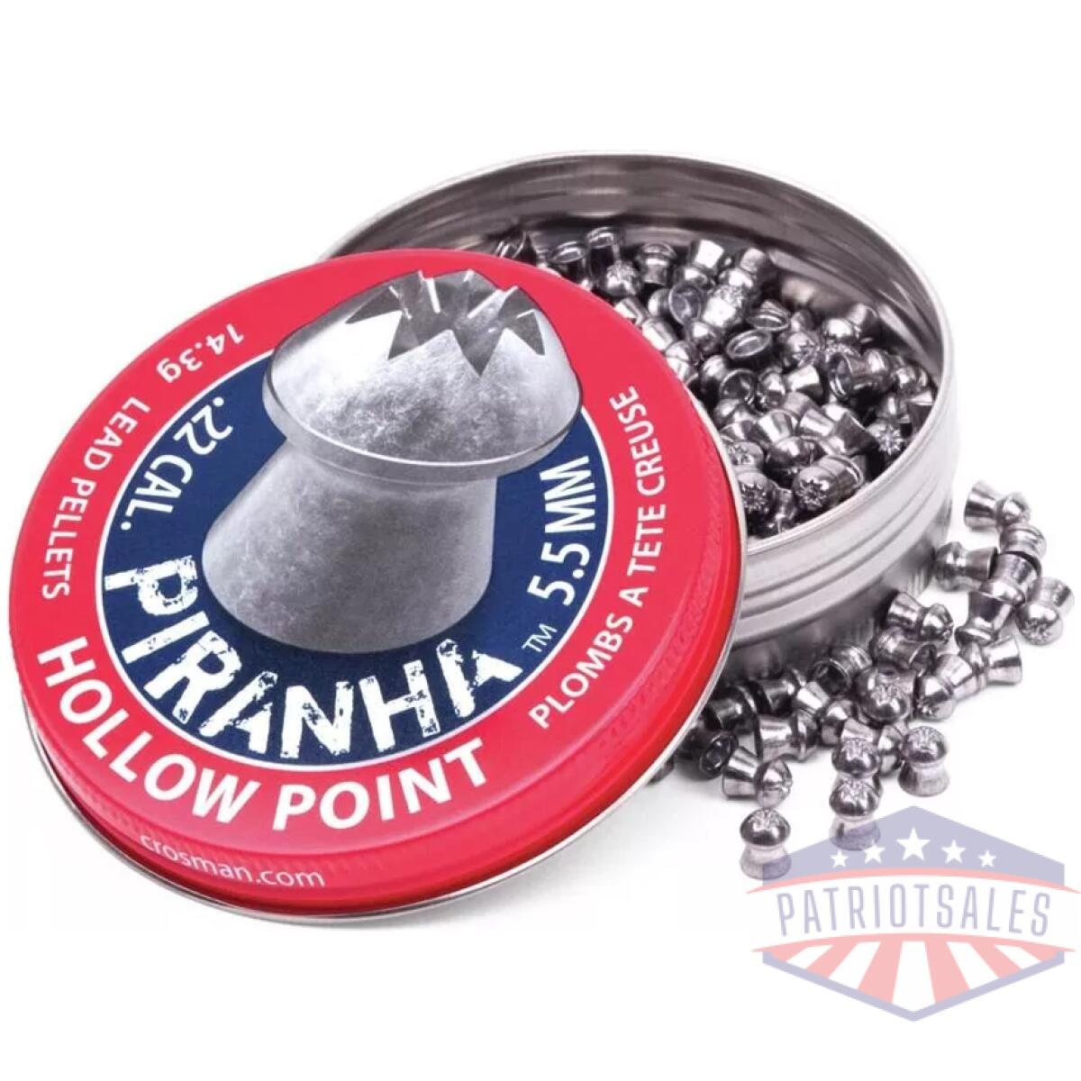 Crosman piranha pellet. 22 cal 14. 30gr 400/ct - image 1
