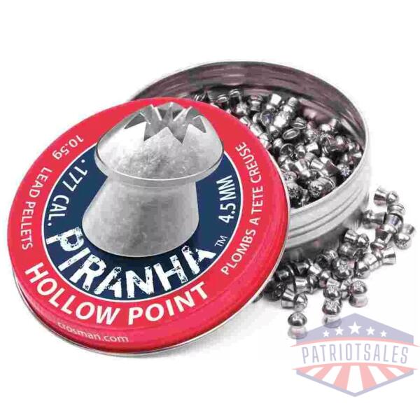 Crosman Piranha Hollow Point Pellets .177 cal 10.5gr 400/ct