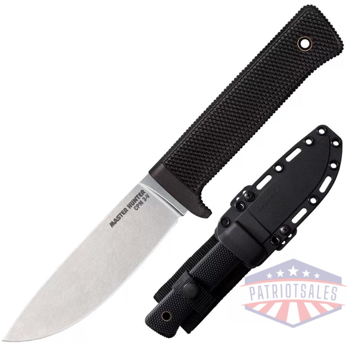 Cold steel master hunter fixed blade knife - 4-1/2" blade stonewash - image 1