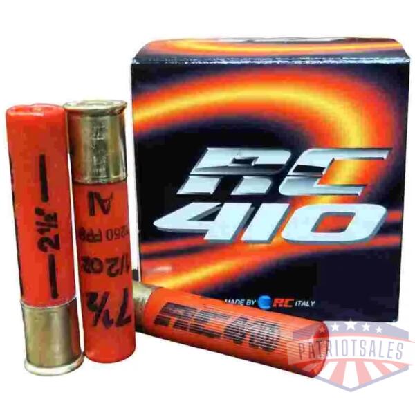 RC Cartridge 410 Shotshells 410ga 2-1/2" 1/2oz 1345 fps #7.5 25/ct