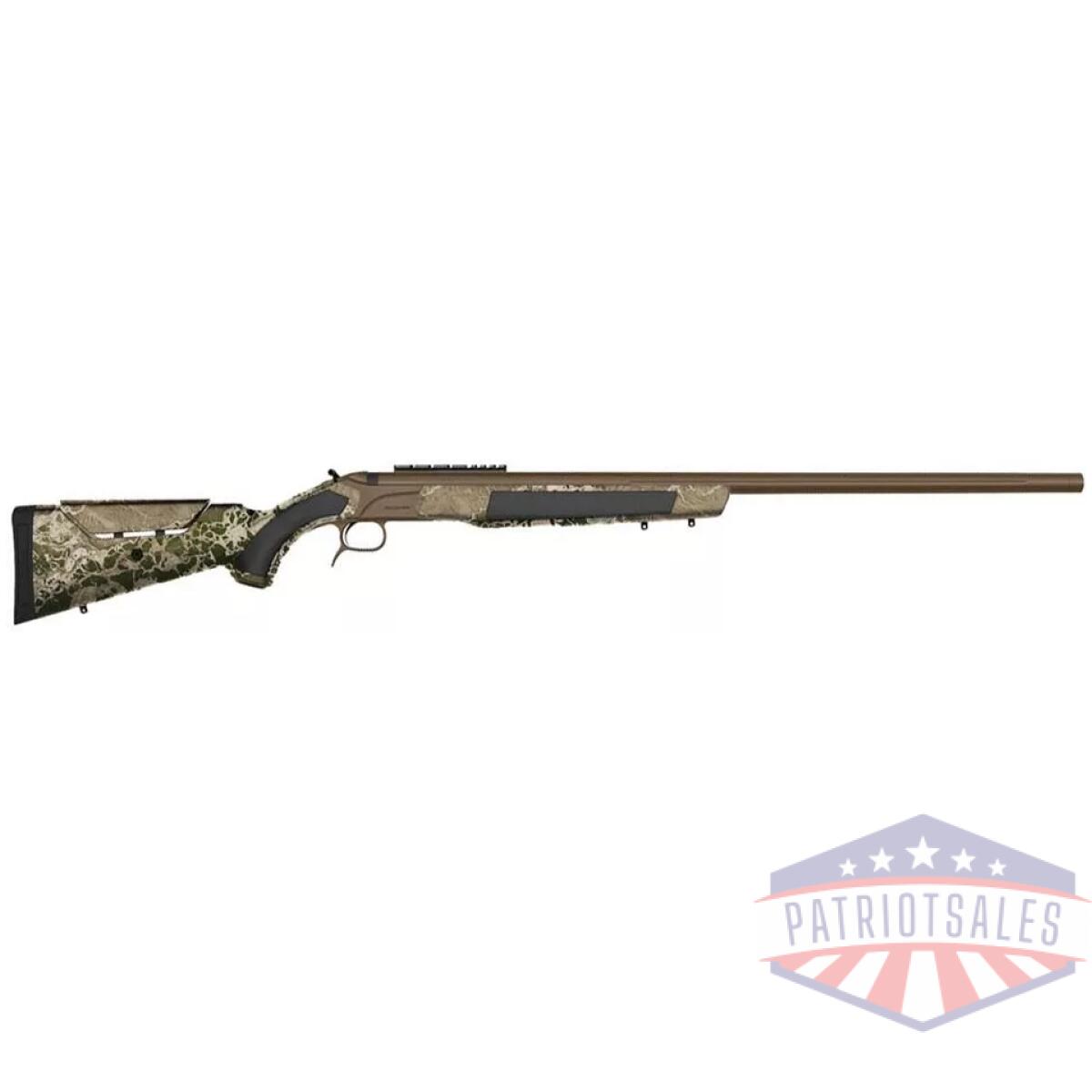 Cva accura lr-x muzzleloader. 45 cal 1:22 cerakote patriot brown/nitride/realtree hillside 30" threaded 3/4x20 - image 1