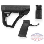Daniel Defense Buttstock Pistol Grip & M-LOK Vertical Foregrip Combo - Black