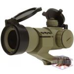 TacFire Red/Green Dot Sight 1x30 Dual Illum. Tan with Cantilever Mount