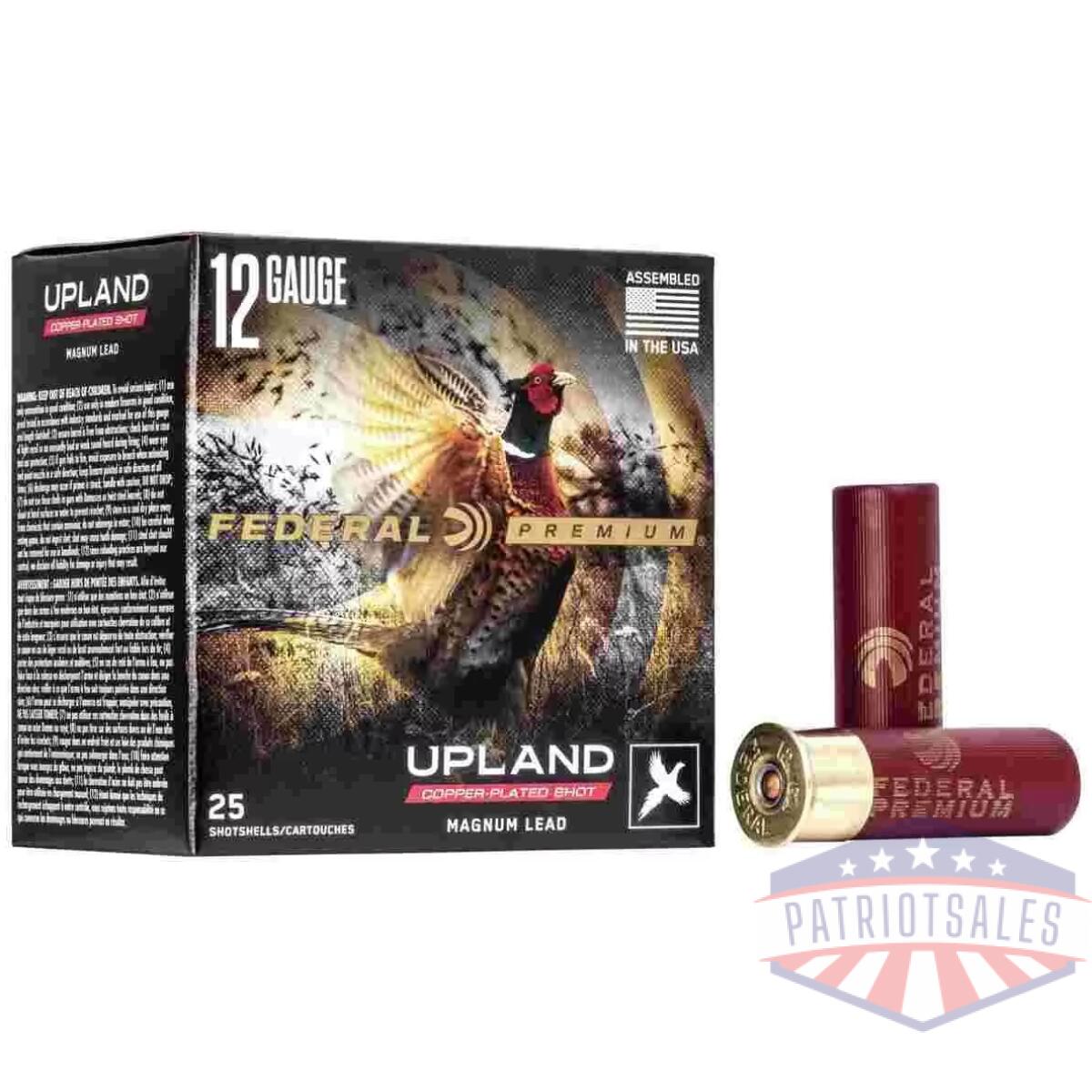 Federal premium wing-shok high velocity - 12ga 3" 1-5/8oz. #6-shot 25/box - image 1