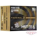 Federal Personal Defense HST Handgun Ammunition .44 Rem Mag 230gr JHP 1085 fps 20/ct