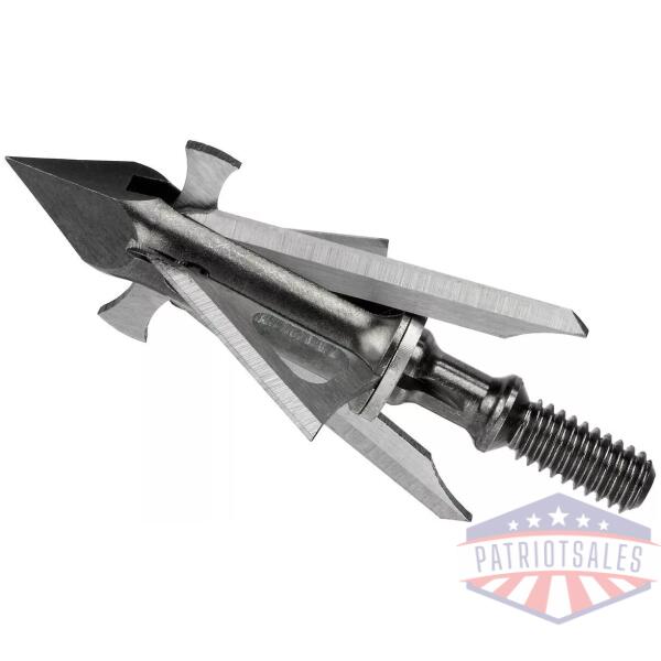 Muzzy Trocar 4-Blade HB-Hybrid Crossbow Broadhead 1" X 1 5/8" Cut 100 gr 3/pk