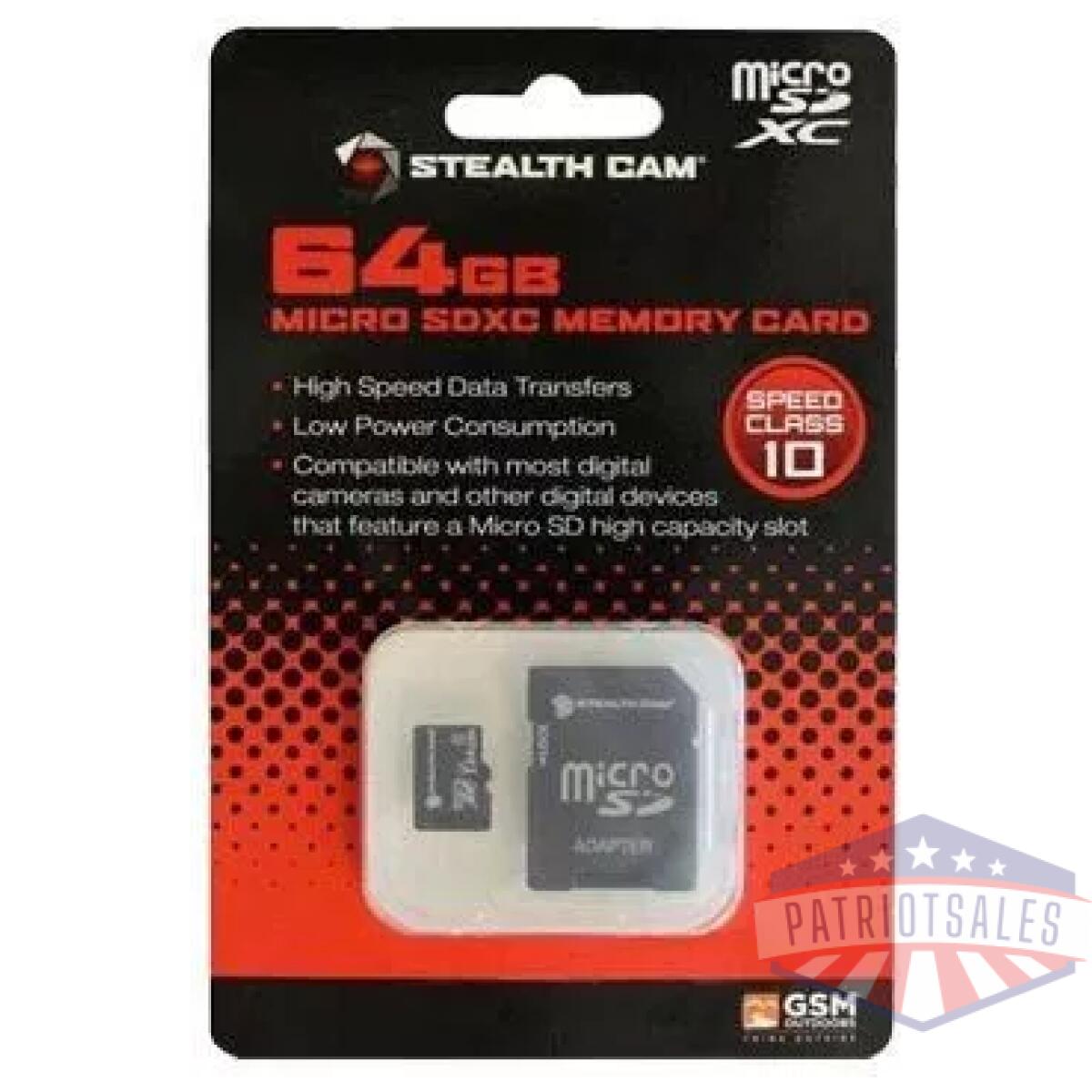 Stealthcam micro sd card 64gb - image 1
