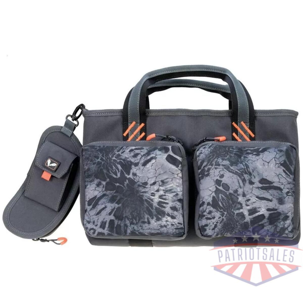 G-outdoors double pistol range bag with mag storage and glasses case grey - image 1