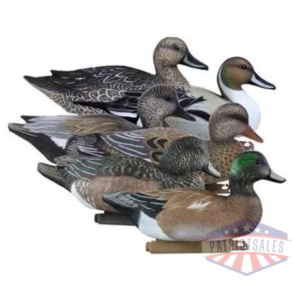 Higdon Outdoors Battleship Puddle Pack with 2/ct Pintails 2/ct Gadwalls 2/ct Widgeons