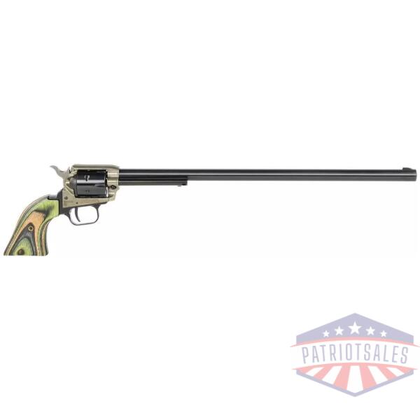 Heritage Rough Rider Handgun .22 LR 6/rd Capacity 16" Barrel Black with Laminate Green Grip