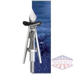 SIK 2-Blade Expandable SK2CB Crossbow Broadhead 2-inch Offset Entry - Silver/Black