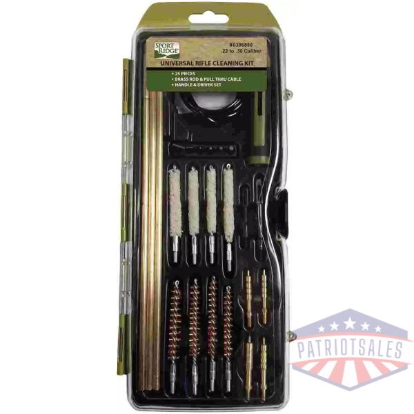 TacShield Sport Ridge Universal Rifle 25pc Kit w/ Brass Rods - Hard Case