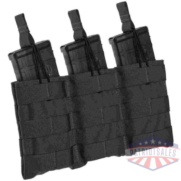 TacShield Triple Speed Load Rifle Molle Pouch-Black