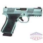 Black Rain Frontline+ Handgun 9mm Luger 15rd Magazine 3.75" Barrel Robins Egg Blue Battleworn Finish Optic Ready