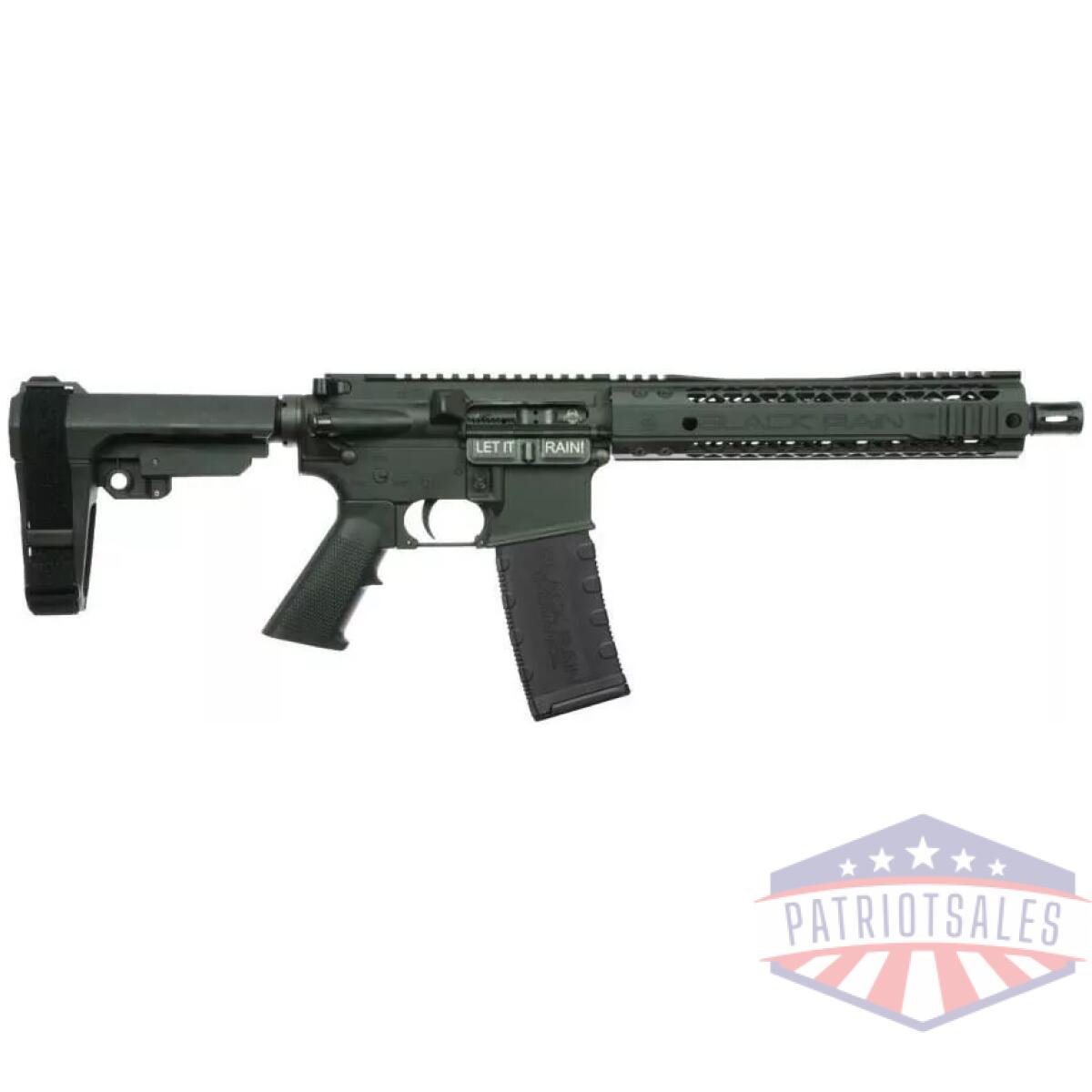 Black rain ordnance spec15 pistol. 300 blackout 30rd magazine 10. 5" barrel anodized black - image 1