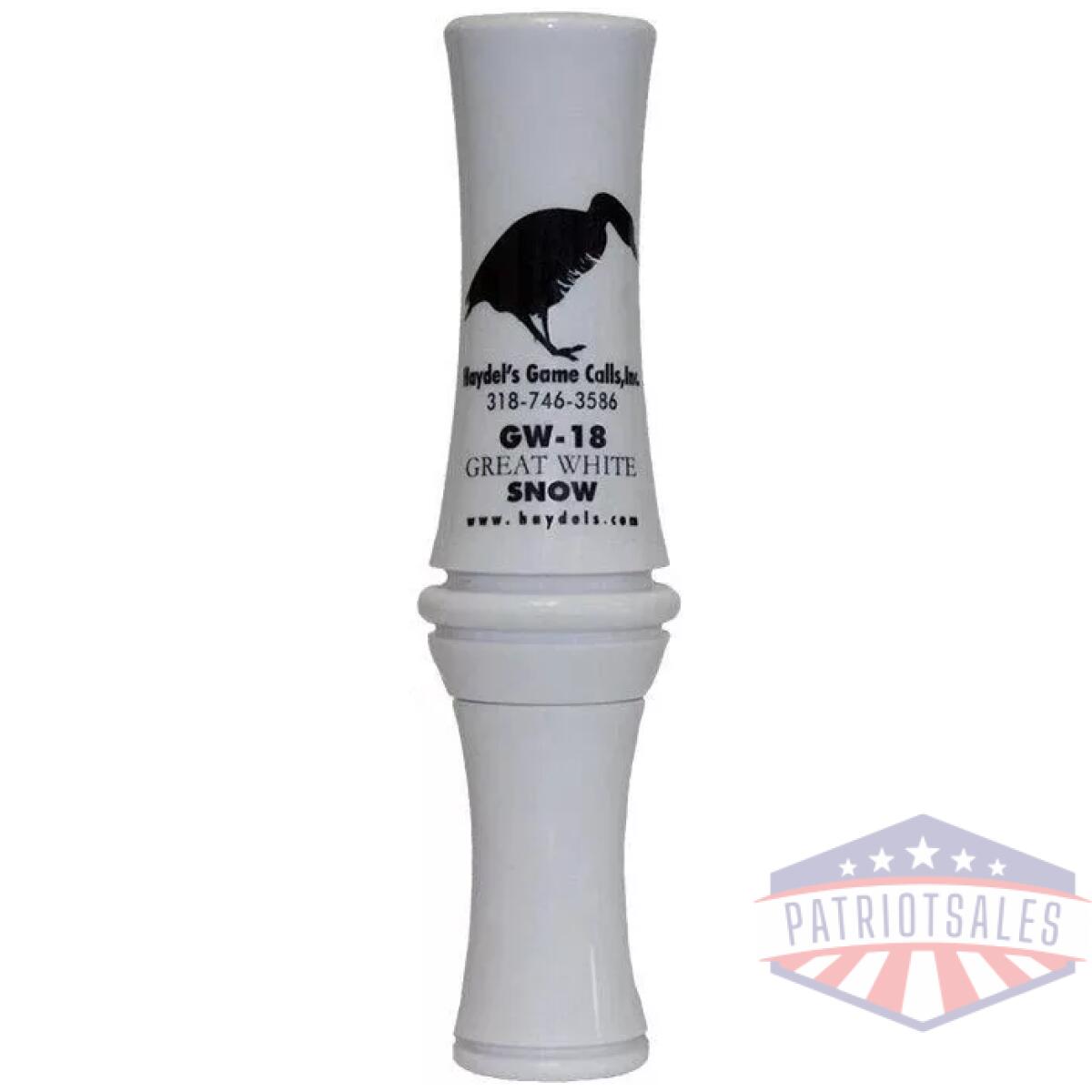 Haydel's gw-18 great white snow goose call - image 1