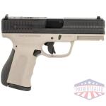 FMK Mach 9 Handgun 9mm Luger 10rd Magazine(1) 4" Barrel Optic Ready Titanium Grey Frame