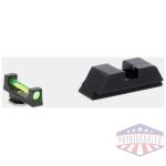 Ameriglo Green Fiber .115 FRONT Black REAR for Glock 42-43-43X-48