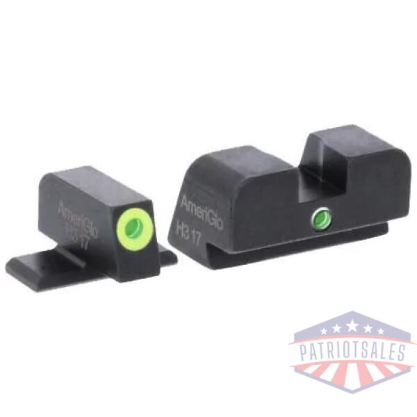 Green Tritium Lime Green Lumi Outline/Green Single Dot for Sig #8 height