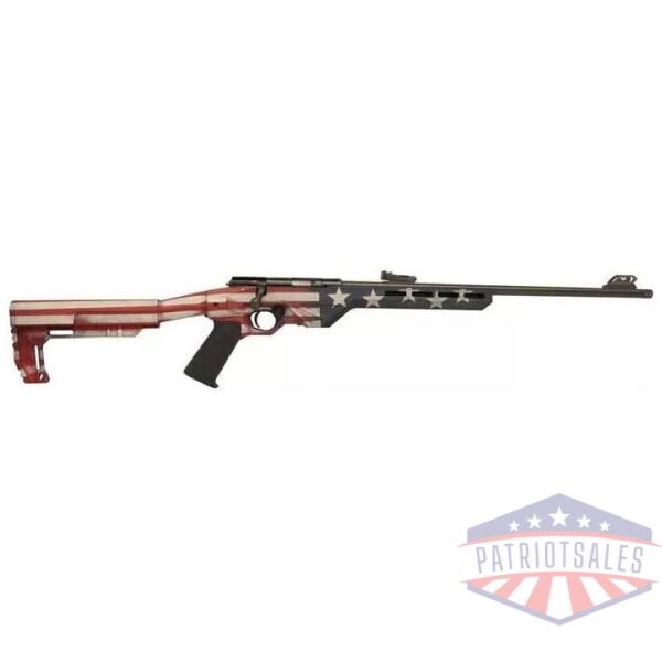 Citadel TRAKR Rifle .22 LR 10rd Magazine 18" Cerekoted Barrel Flag Stock