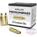 Nosler Unprimed Brass Rifle Cartridge Cases 50/ct 6.5mm Creedmoor