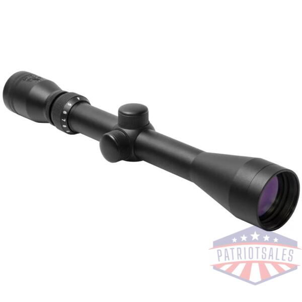 NcStar Shooter I Gen II Series 3-9x40mm Rifle Scope - Weaver Rings Incl - Black