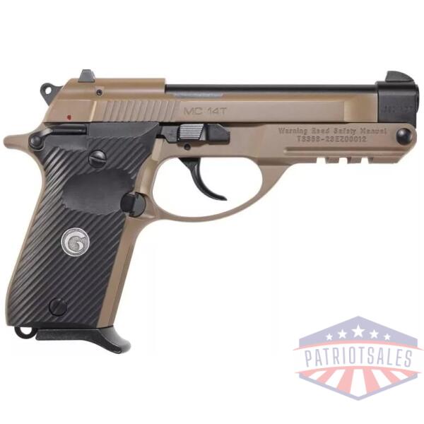 EAA Girsan MC 14 T Tip Up Handgun .380 ACP 13rd Magazine 3.81" Barrel FDE Frame