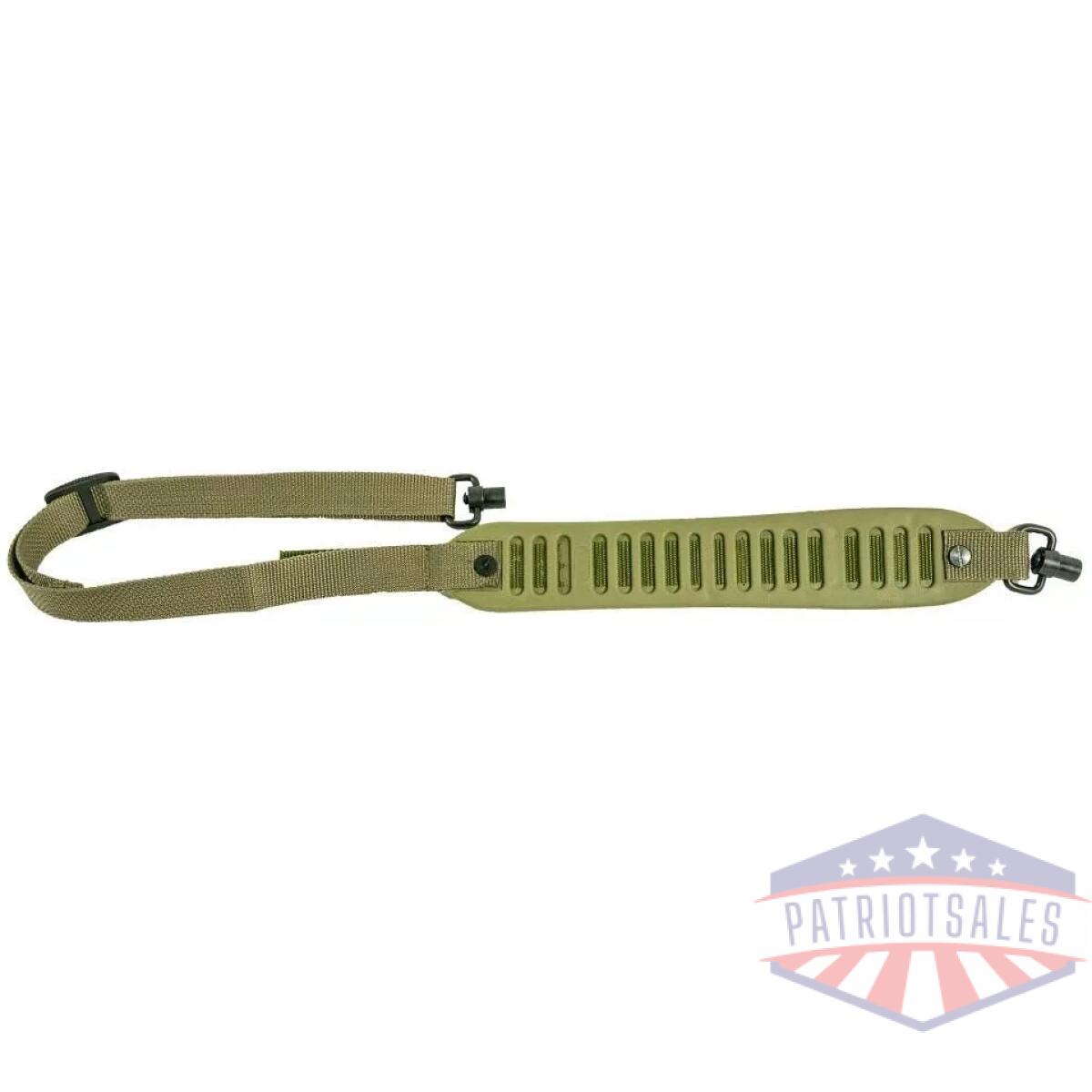 Outdoor connection super grip sling with qd swivel green - image 1