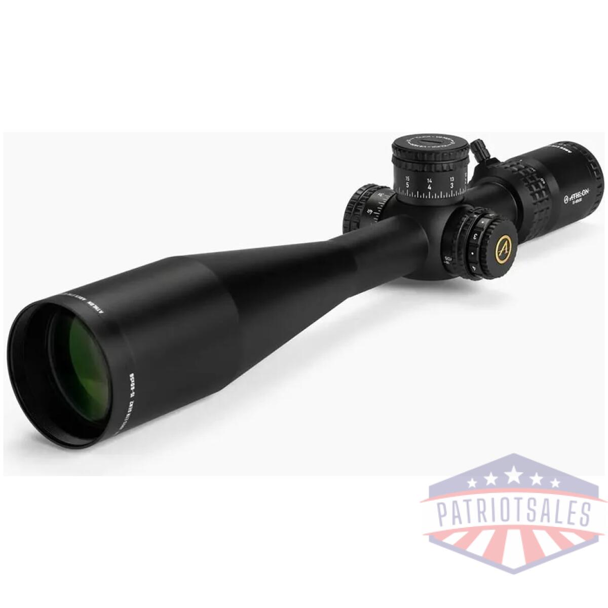 Athlon ares etr gen 2 uhd rifle scope 15-60x56 30mm sfp ablr3 moa illum. Black - image 1