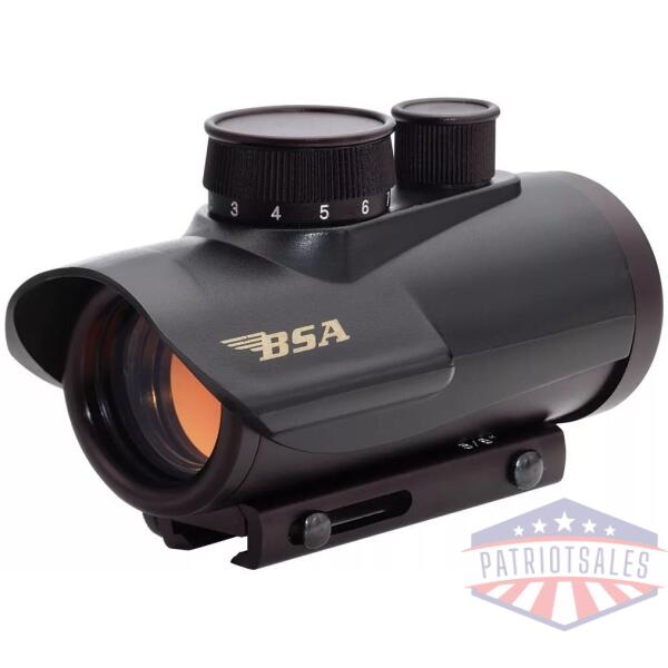 BSA Illuminated Red Dot Sight 1x30mm 5 MOA Red Dot - Black