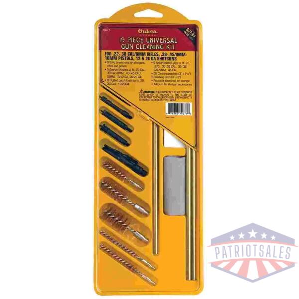 Outers 19 Piece Universal Gun Cleaning Kit