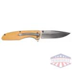 Smith & Wesson 1084312 Drop Point Folding Knife 3 1/2" Blade  FDE