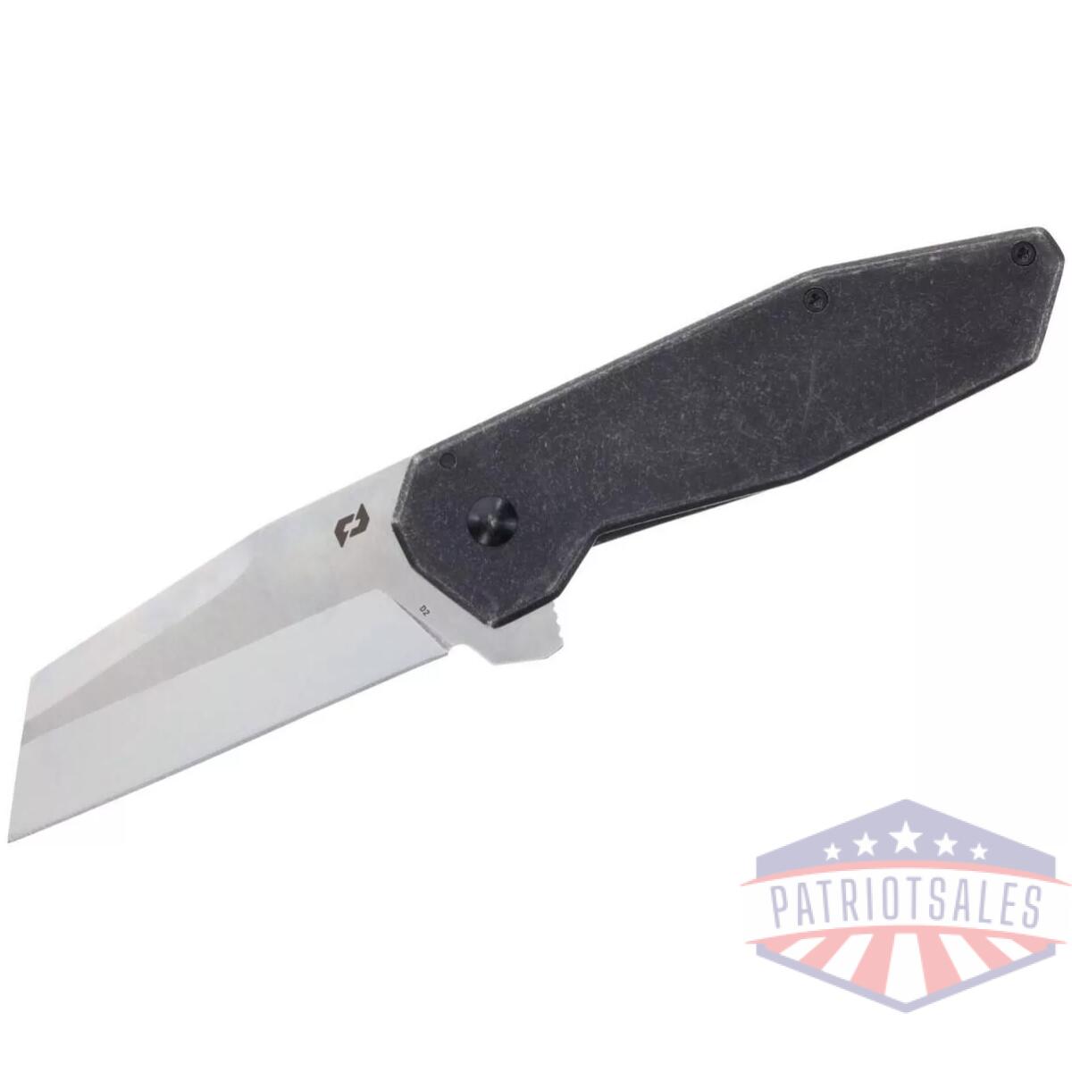 Schrade slyte folder knife 3" blade black - image 1