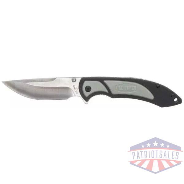 Old Timer Trail Boss Drop Point Folder 3 1/2" Blade Black