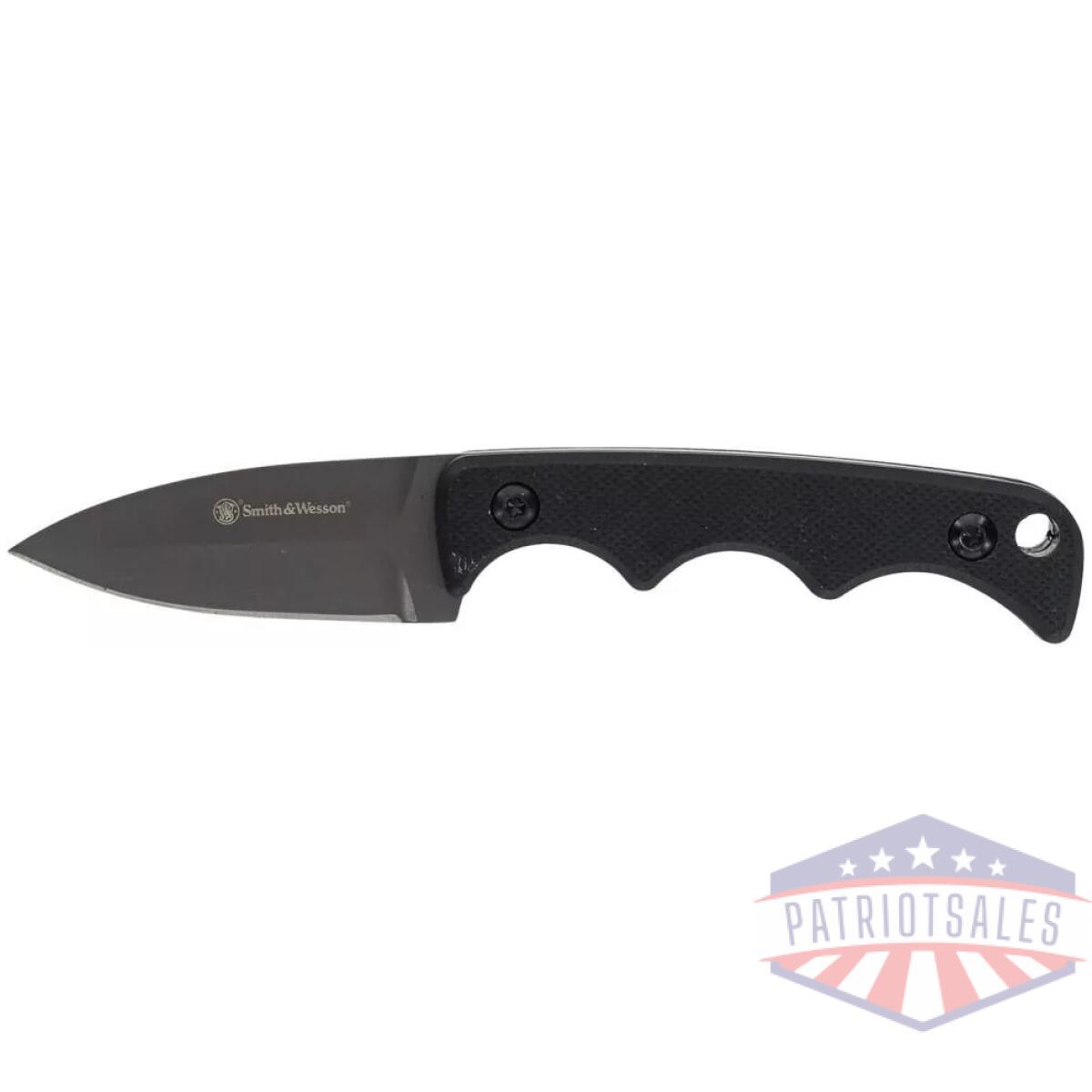 Smith & wesson h. R. T. Fixed knife spear point blade black - image 1