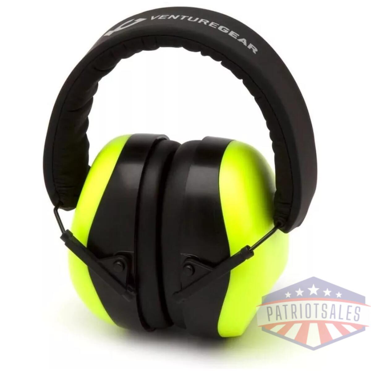Pyramex venture gear vg80 series passive earmuff 25db lime - image 1