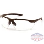 Pyramex Venture Gear Drone 2.0 Shooting Glasses OD Green Frame with Clear Anti-Fog Lens