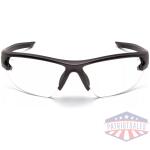 Pyramex Venture Gear Semtex 2.0 Shooting Glasses Gun Metal Frame with Clear Anti-Fog Lens