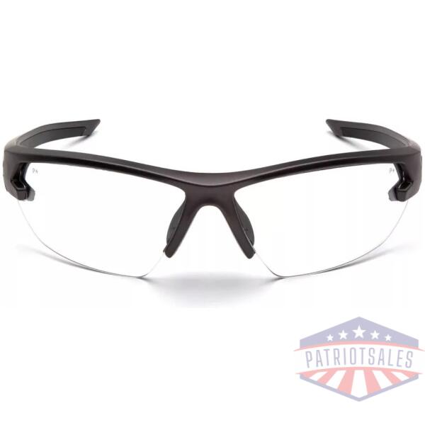 Pyramex Venture Gear Semtex 2.0 Shooting Glasses Gun Metal Frame with Clear Anti-Fog Lens